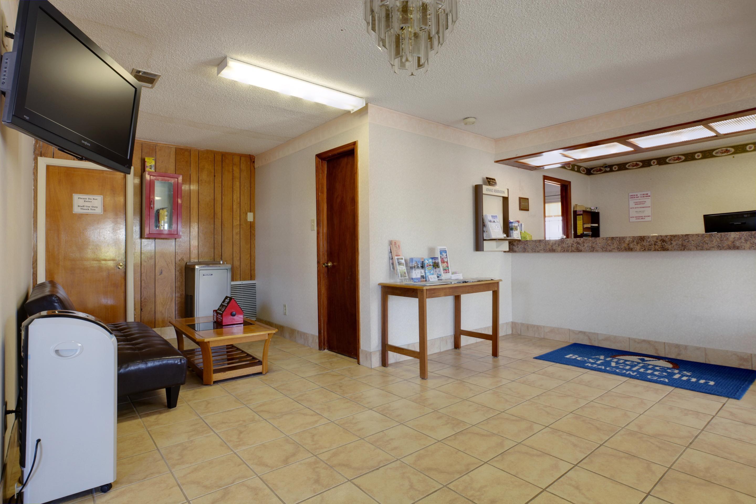 Americas Best Value Inn & Suites Macon Interiør billede